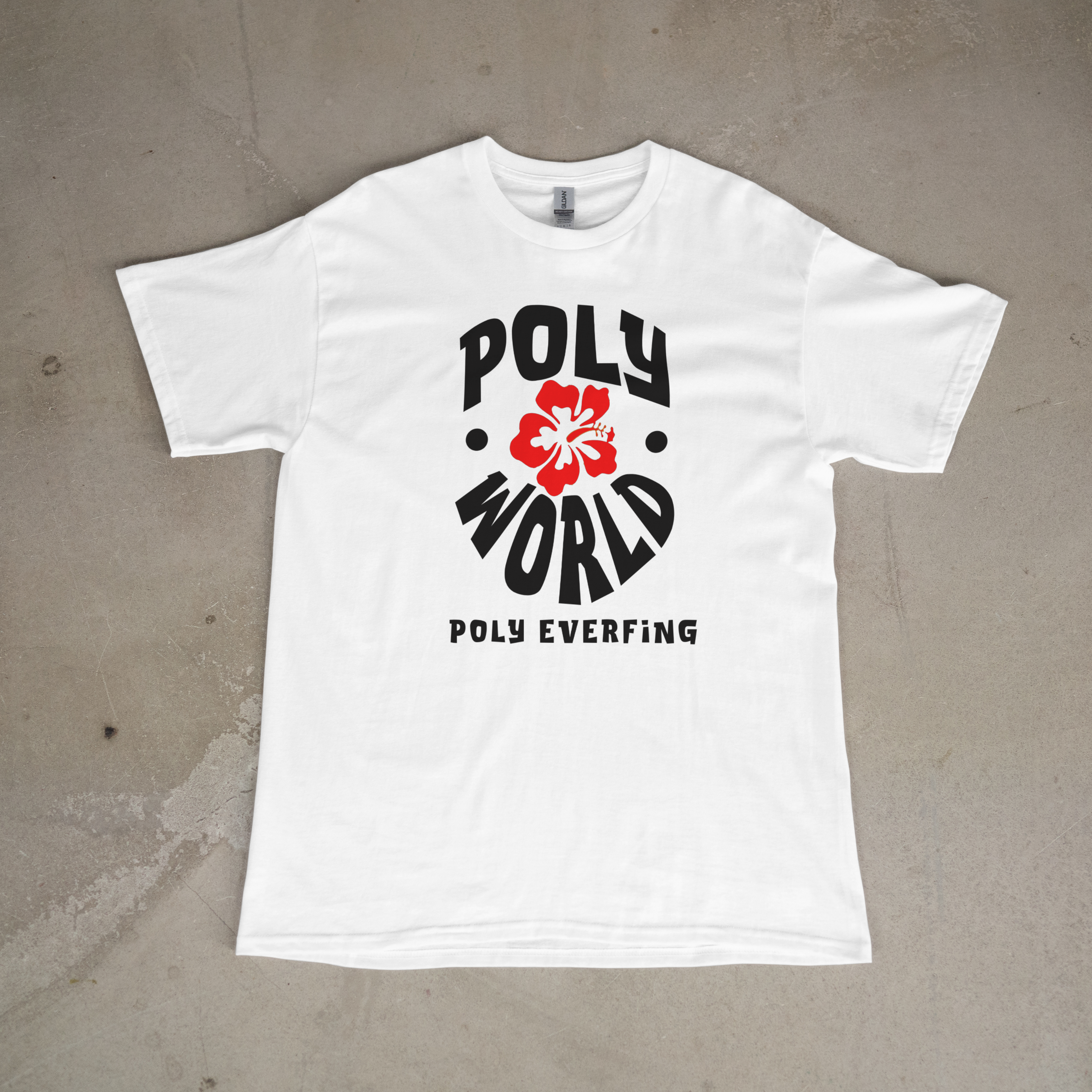 Poly World short sleeve t-shirt
