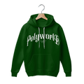 Poly World Army Green hoodie "Regular Print"