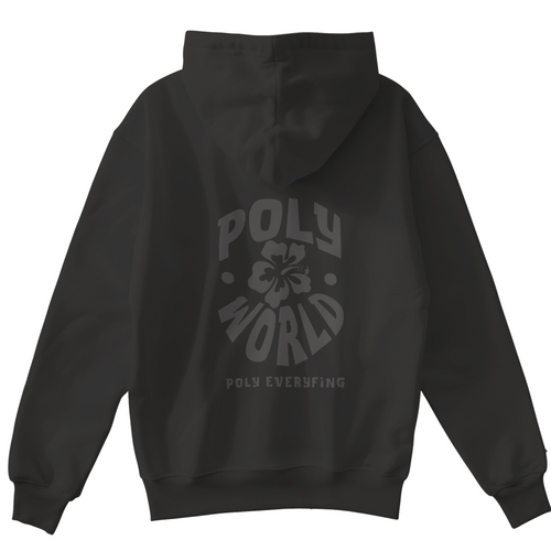 Black on black "Puff Print"